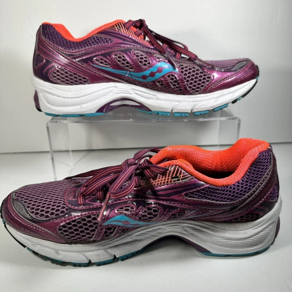 Saucony Womens Ride 6 10200-5 Multicolor Running Shoes Sneakers Size 8